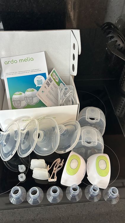 Ardo Melia portable electric double breast pump & inserts (Gebraucht ...