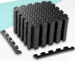 12x Puzzlematte Bodenschutz 30×30 Schaum für Fitness & Yoga