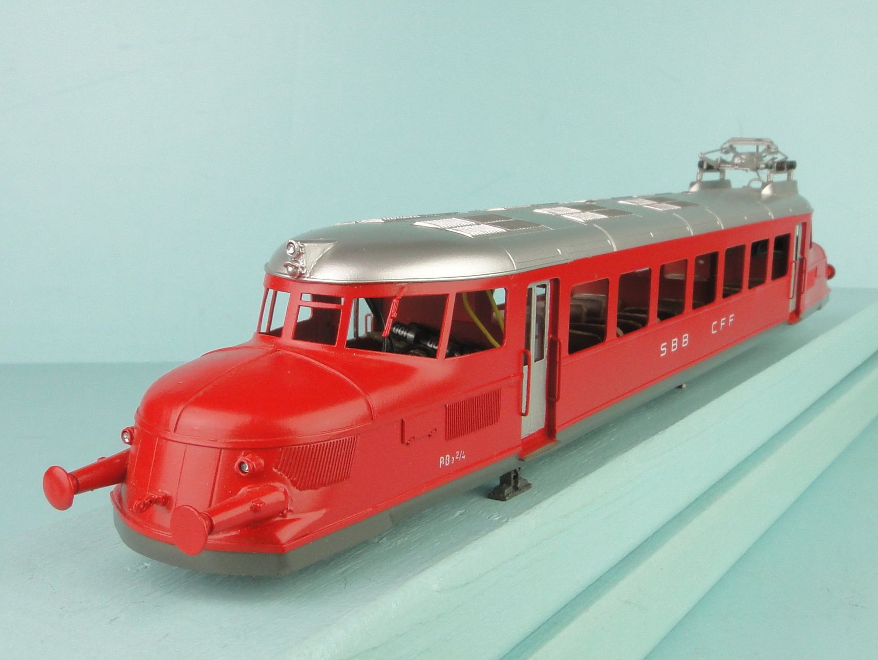 Fulgurex Modellini di ferrovie: Fulgurex H0, Roter Pfeil Gehäuse – Usato da Bülach venduto da cann11 6