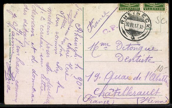 Cartes postales: AK Rheineck, Totalansicht – D'occasion à Berlin par bartko-reher 1