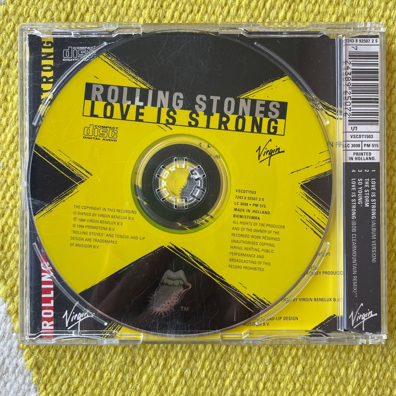 CD: ROLLING STONES-SINGLE LOVE IS STRONG – Usato da Rorschacherberg venduto da CD-Roli 2