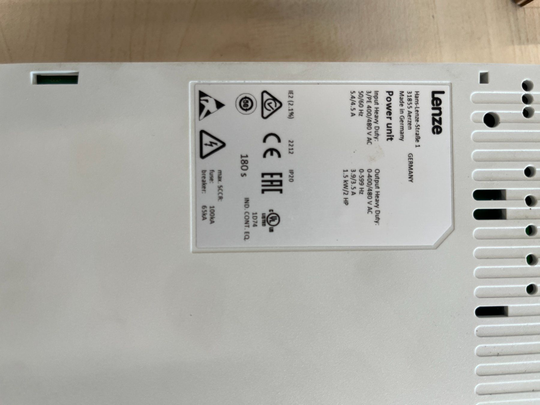 Lenze Composants électroniques: Lenze FU i550 / 1.5 kw – Neuf (Voir description) à Wauwil par ISELI_ENERGIE_AG 3