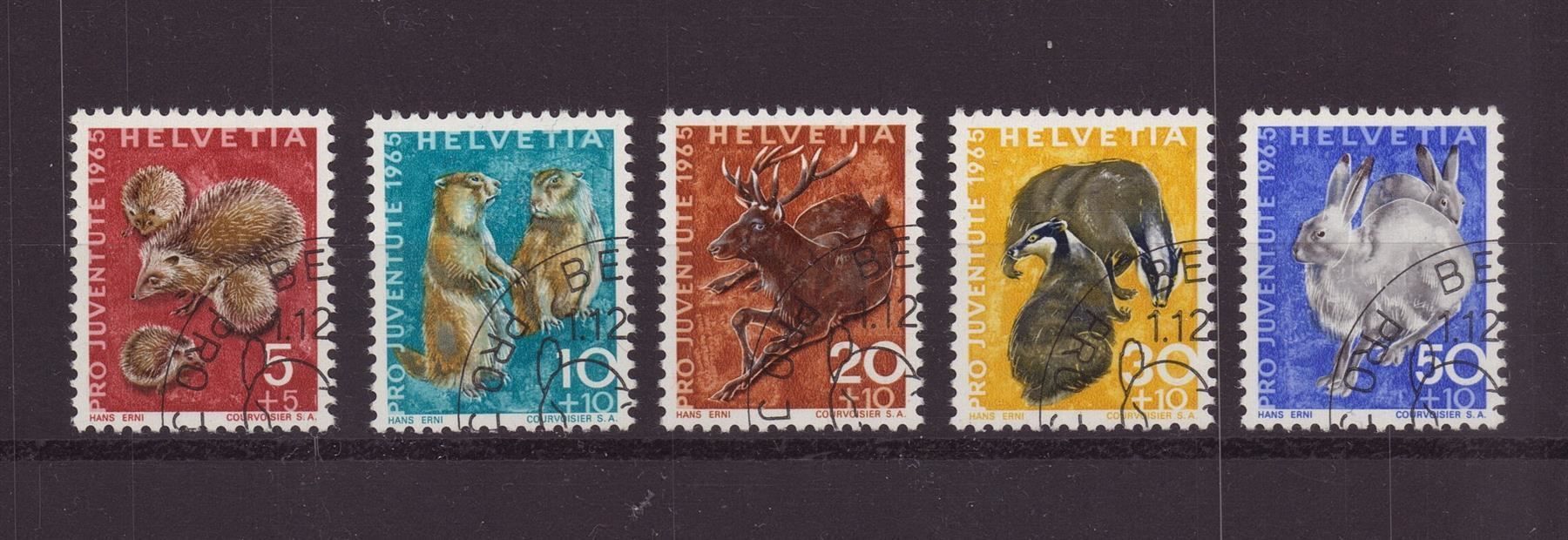 Tutti i francobolli: 1965 Satz Pro Juventute ET – Usato da Eggersriet venduto da stamp303