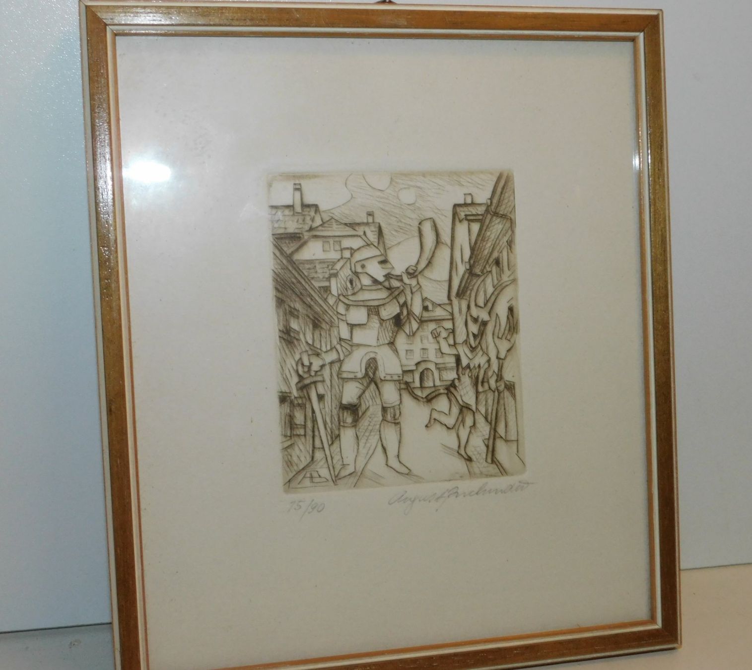 Grafiken & Lithographien: Lithografie limitiert u handsigniert v August Buchmann – Gebraucht aus Sursee von 76 5