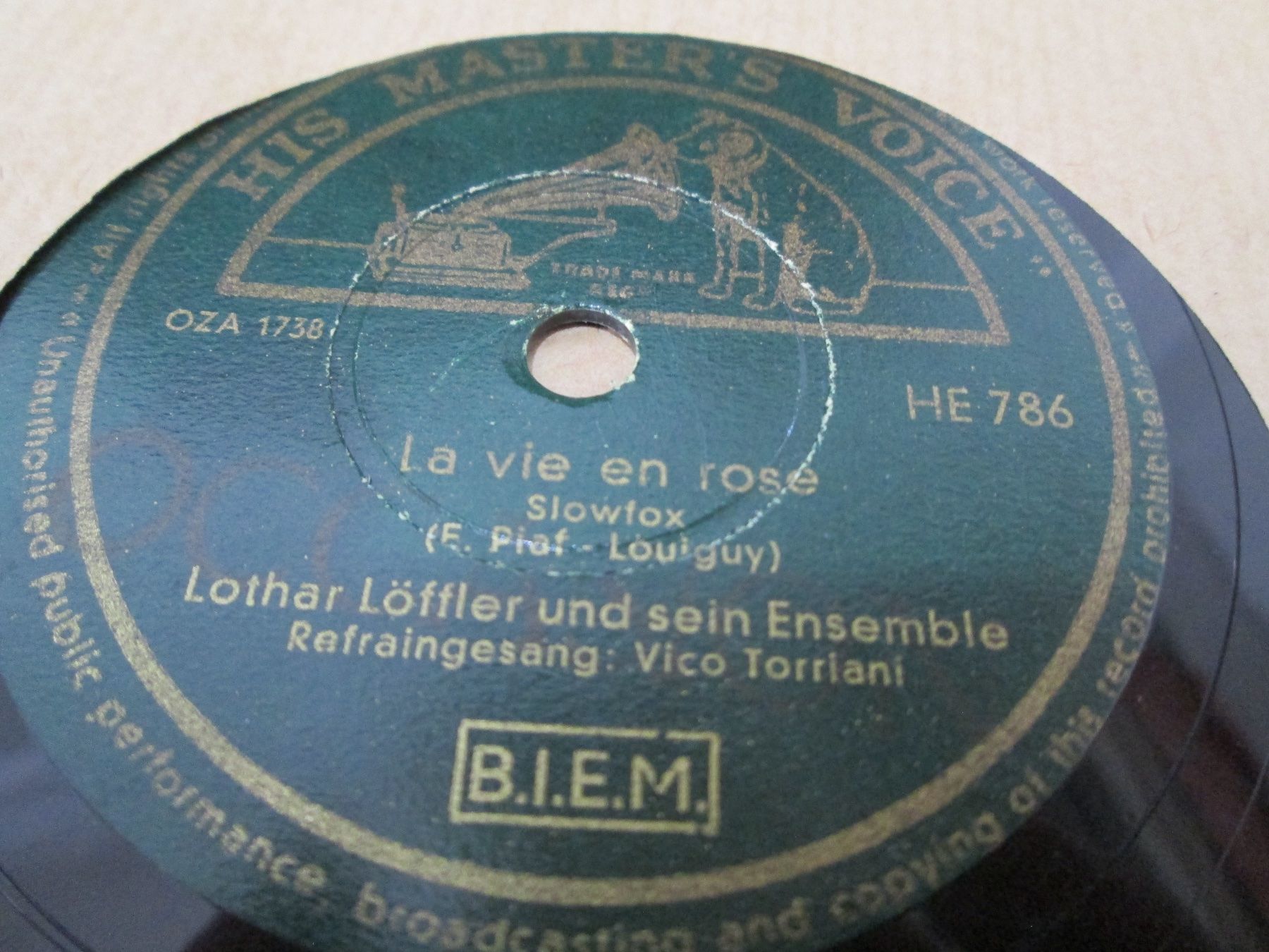 Schallplatten: DISQUES 78 TOURS – Gebraucht aus Lausanne von Leag 7
