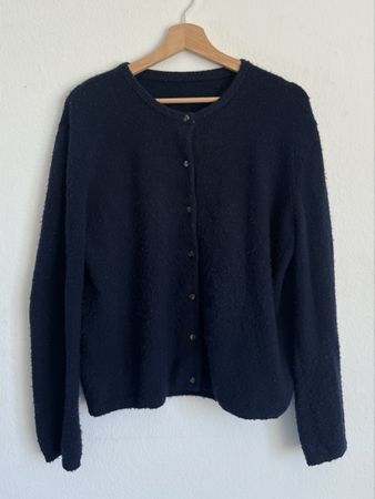 dunkelblaue Strickjacke / H&M