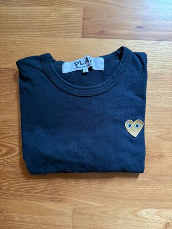 PLAY T-Shirt Comme des Garcons Herz Grösse L dunkelblau