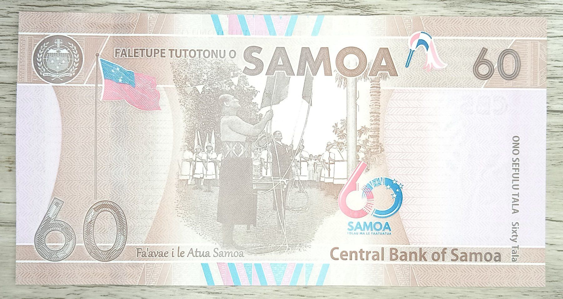 Banconote: Samoa 60 Tala UNC Commémorative – Nuovo (secondo la descrizione) da Cousset venduto da Patricio77 1