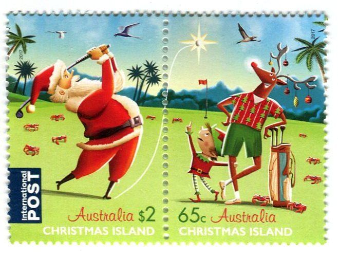 Tutti i francobolli: Briefmarken Weihnachtsmann. Weihnachtsinsel – Nuovo e nell'imballaggio originale da Basel venduto da Butsch5