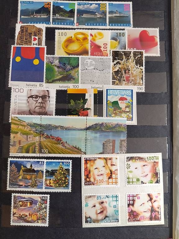 Tutti i francobolli: Jahresserie 2011 Post Briefmarken postfrisch – Nuovo (secondo la descrizione) da Wohlen AG venduto da gnabbr 1