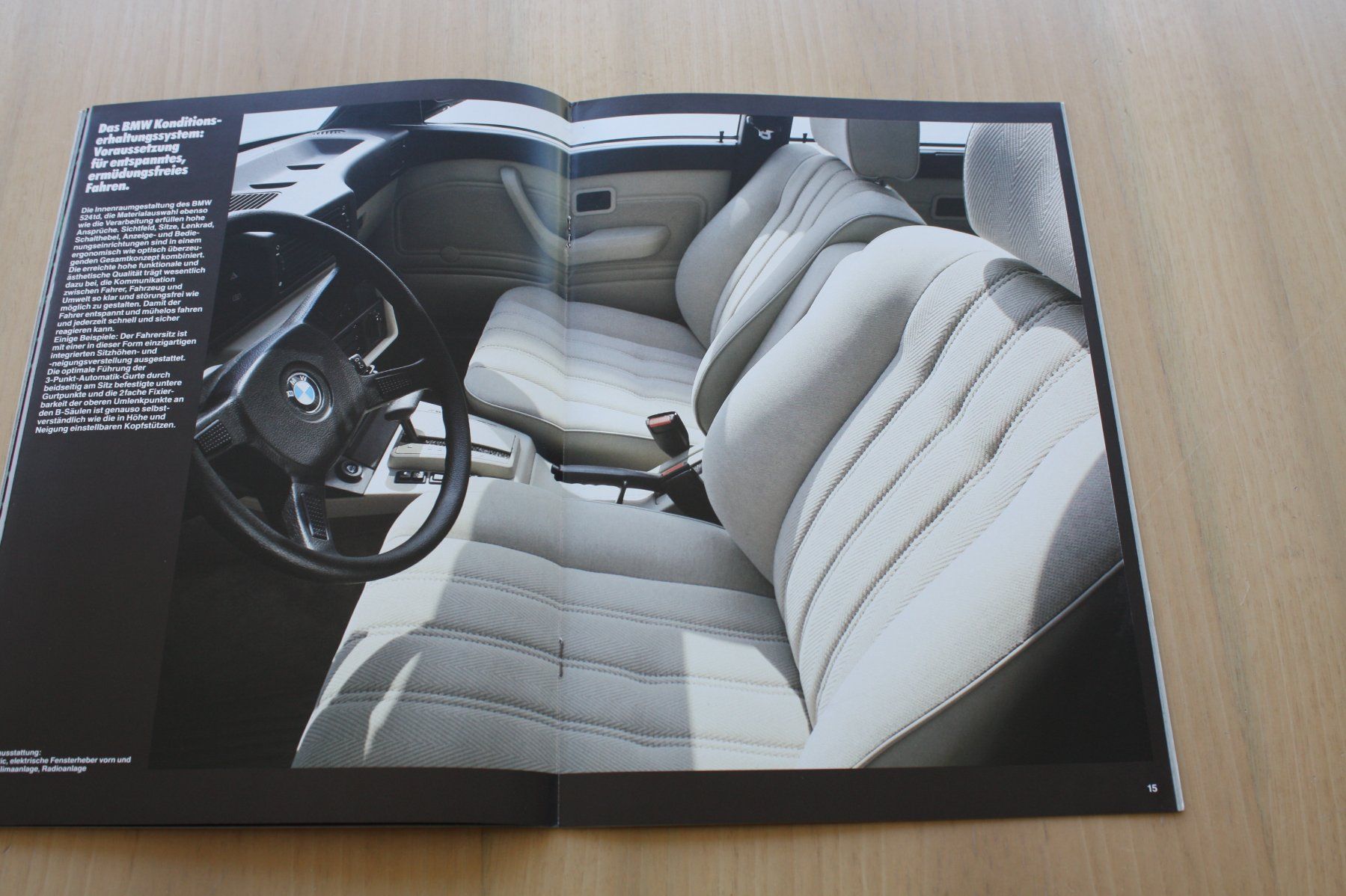 BMW Dokumente: BMW 524 td Prospekt 2/1985 – Gebraucht aus Wikon von erwin400 5