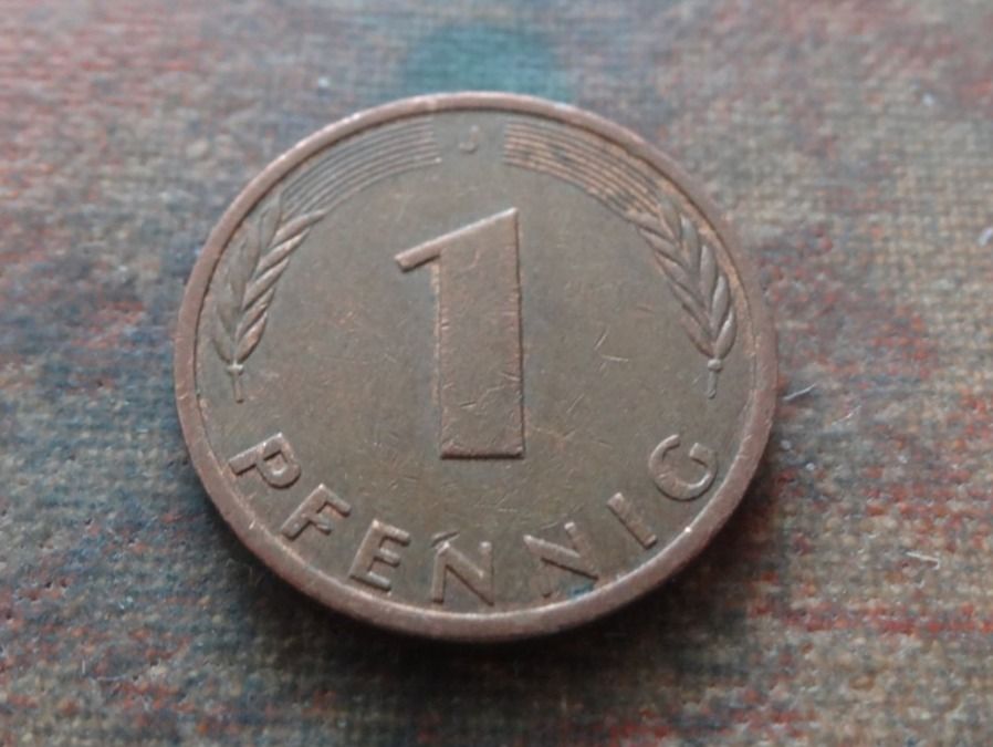 Tutti le monete: DEUTSCHLAND 1 Pfennig 1977 – Usato da Romanel-sur-Lausanne venduto da Swift13 1