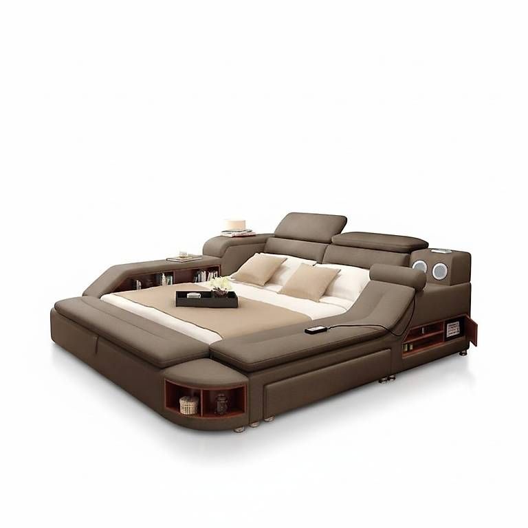 Lits: Luxus Multifunktionsbett 180x200 cm - Farb- & Materialwahl – D'occasion à Zug par jvmoebel-schweiz
