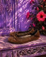 Wildleder Ballerinas Belmondo  Gr 39 herbstliches BRAUN