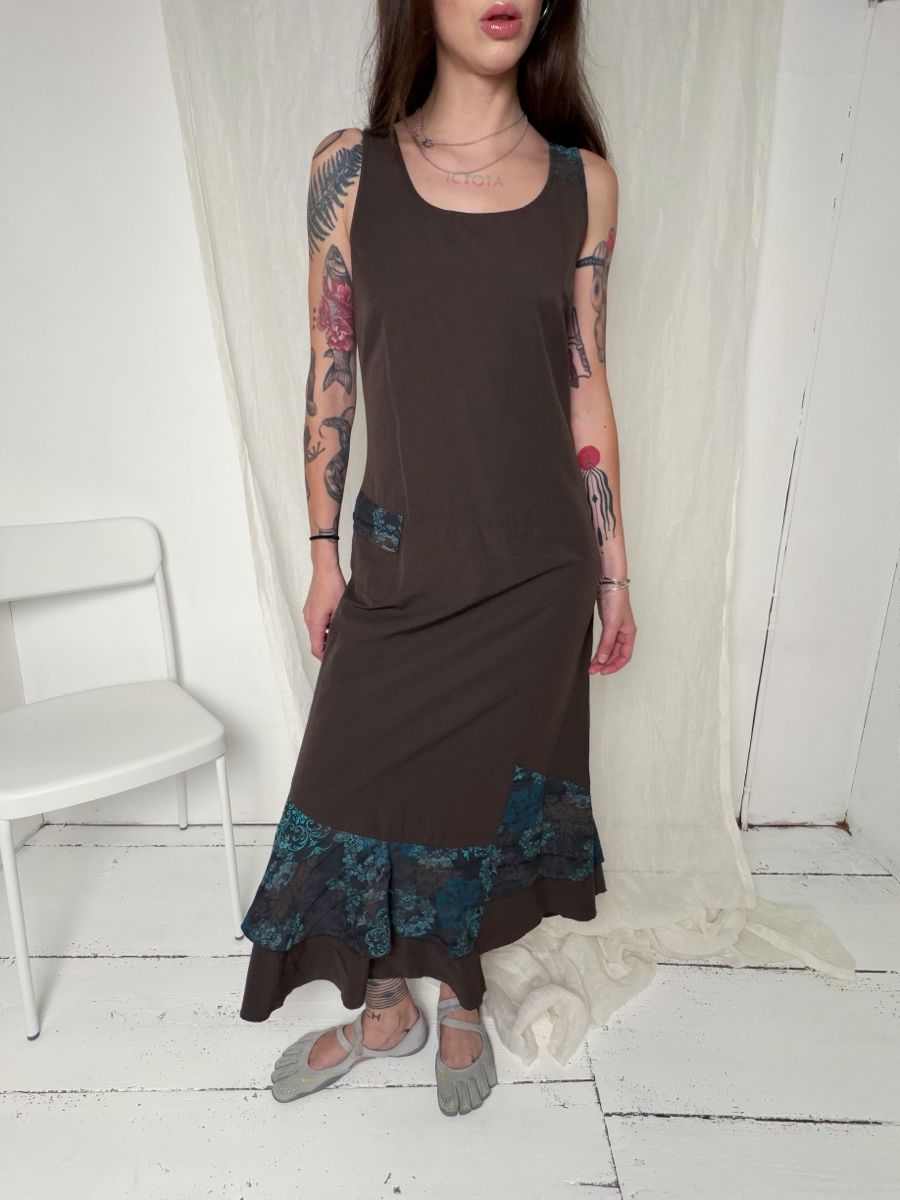 La Redoute Kleider: La Redoute Dress Brown Size 38 – Gebraucht aus Knonau von Grapesvintage 2