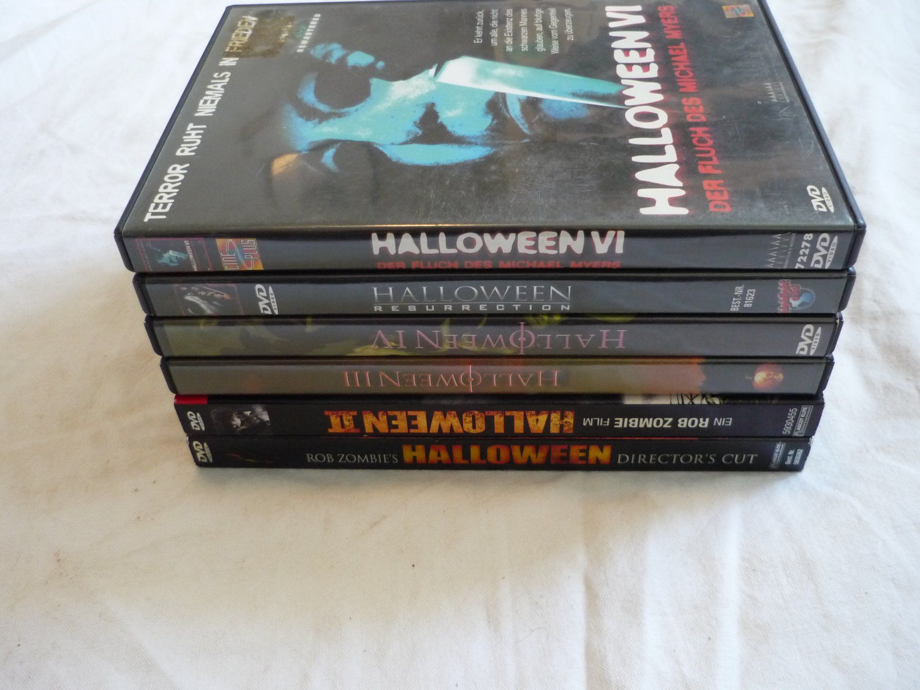 Alle DVDs: 6x DVD Horror - Halloween div -  Sammlung – Gebraucht aus Beringen von zzRegal 1