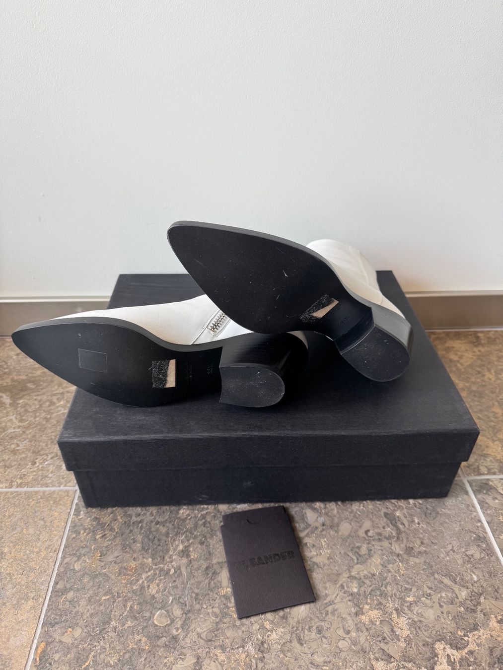 Jil Sander Chaussures femmes: JIL SANDER - White ankle boots - EU 36.5 – Neuf (Voir description) à Zürich par JMin 2