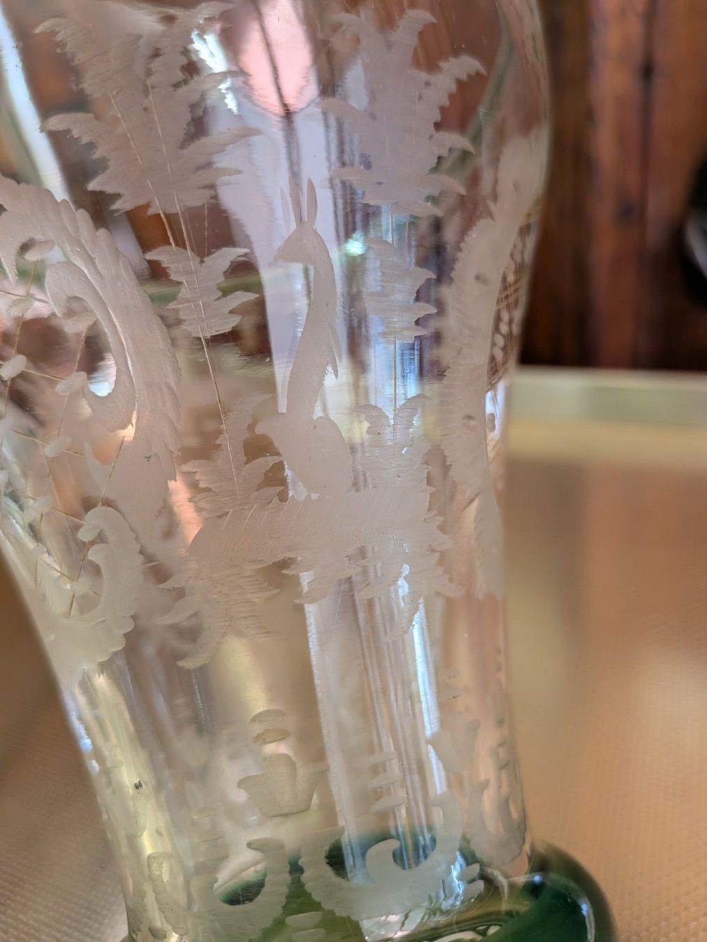 Vasi & Recipienti: Antike Vase, Glasvase vermutlich Böhmen ? – Usato da Emmen venduto da magelan 4