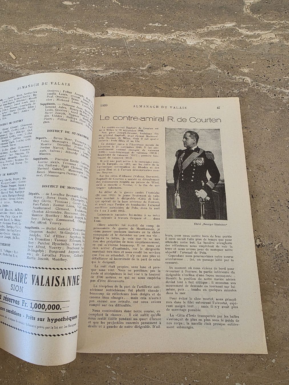Libri: Almanach du Valais 1939 – Usato da Paudex venduto da Pacalauma 3