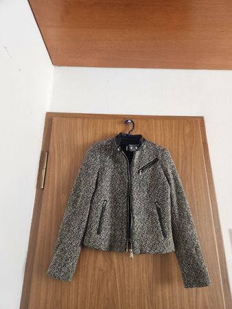 Veste Ralph Lauren laine et cuir  taille 2