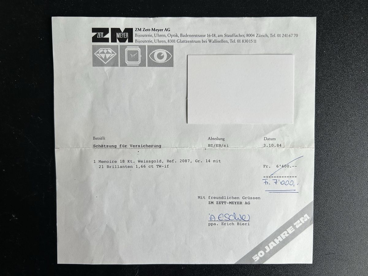 Bagues: EXKLUSIVER  MEMOIRERING – D'occasion à Zollikerberg par Rudolf1945 3