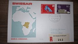 Swissair Geneve - Kinshasa 31.03.1970