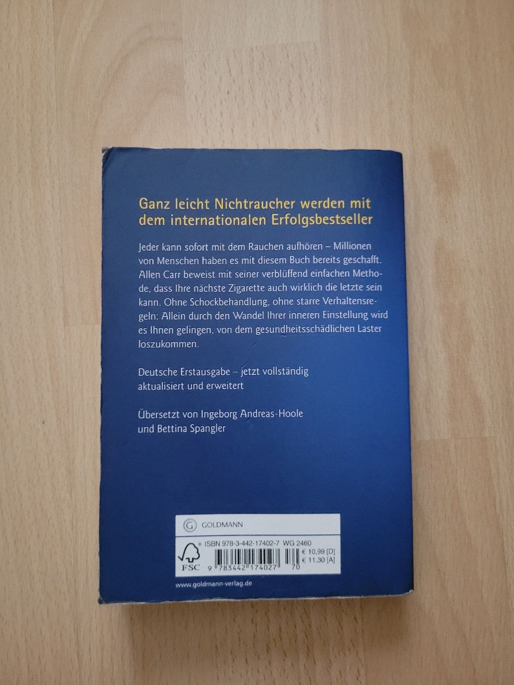 Libri: Allen Carr Endlich Nichtraucher! – Usato da Perlen venduto da Safari_23 1