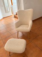 Fauteuil Jysk tissu bouclette