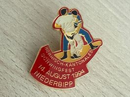Pin Bärnisch Kantonales Schwingfest 1994 Niederbipp ...