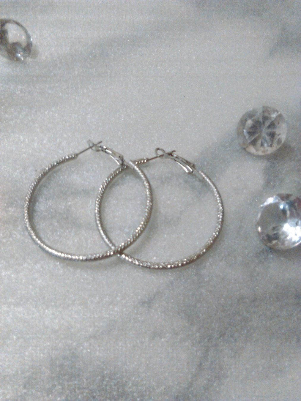 Boucles d'oreille: ohrringe modeschmuck,silber farbe – Neuf (Voir description) à Basel par bijoutrie_4 7