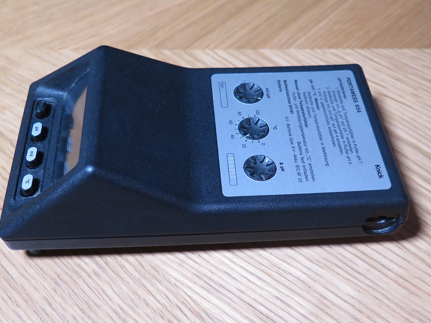Misurare: Batterie-ph-Meter "Portamess 654" – Usato da Basel venduto da Deko1 3