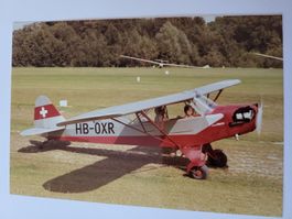 Foto Kleinflugzeug HB-OXR mit Pilot guter Zustand RZ
