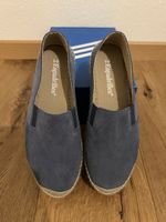 【NEU】Damen Espadrilles 37 – Wildleder Blau – Handmade Spain 