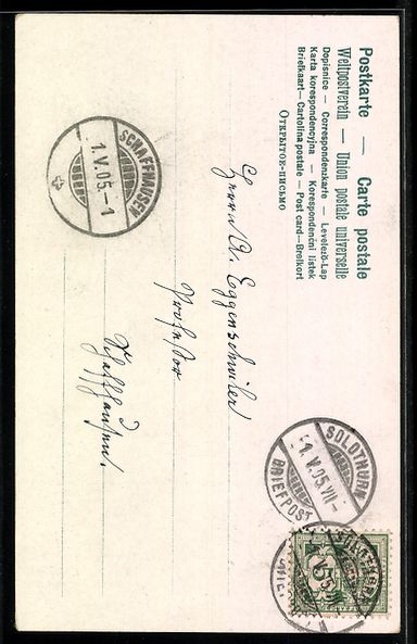 Cartoline postali: AK Solothurn, St. Ursenkirche – Usato da Berlin venduto da bartko-reher 1