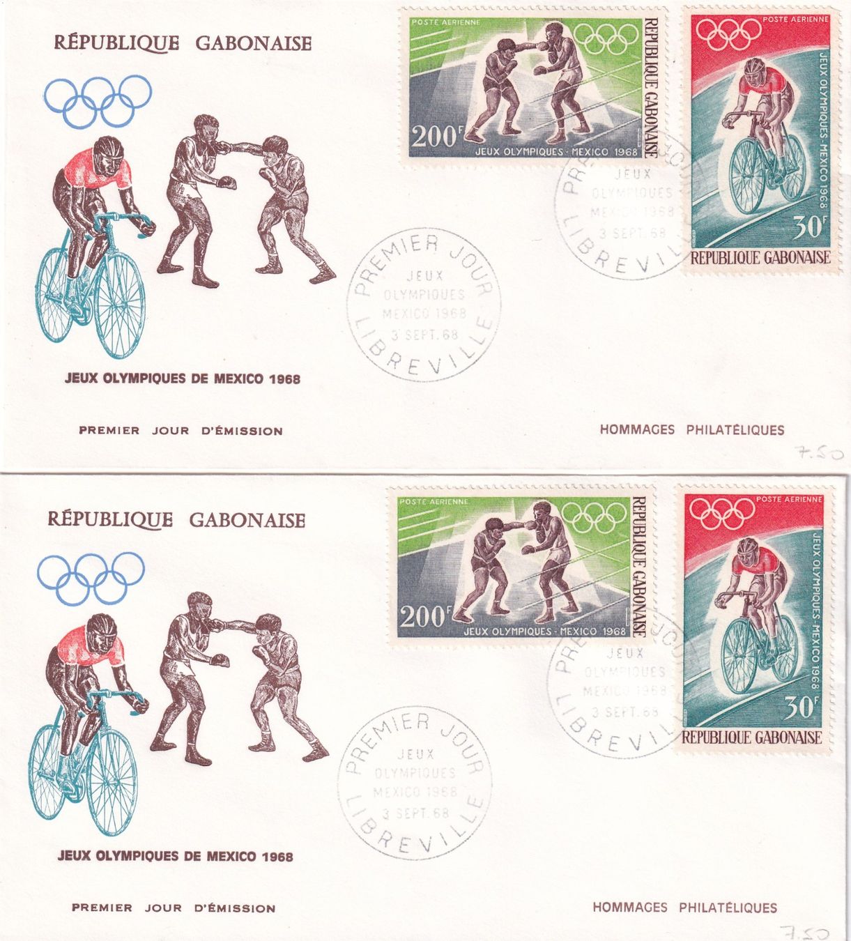 Alle Briefmarken: Lot Olympische Spiele – Gebraucht aus Birsfelden von chr_yq2g