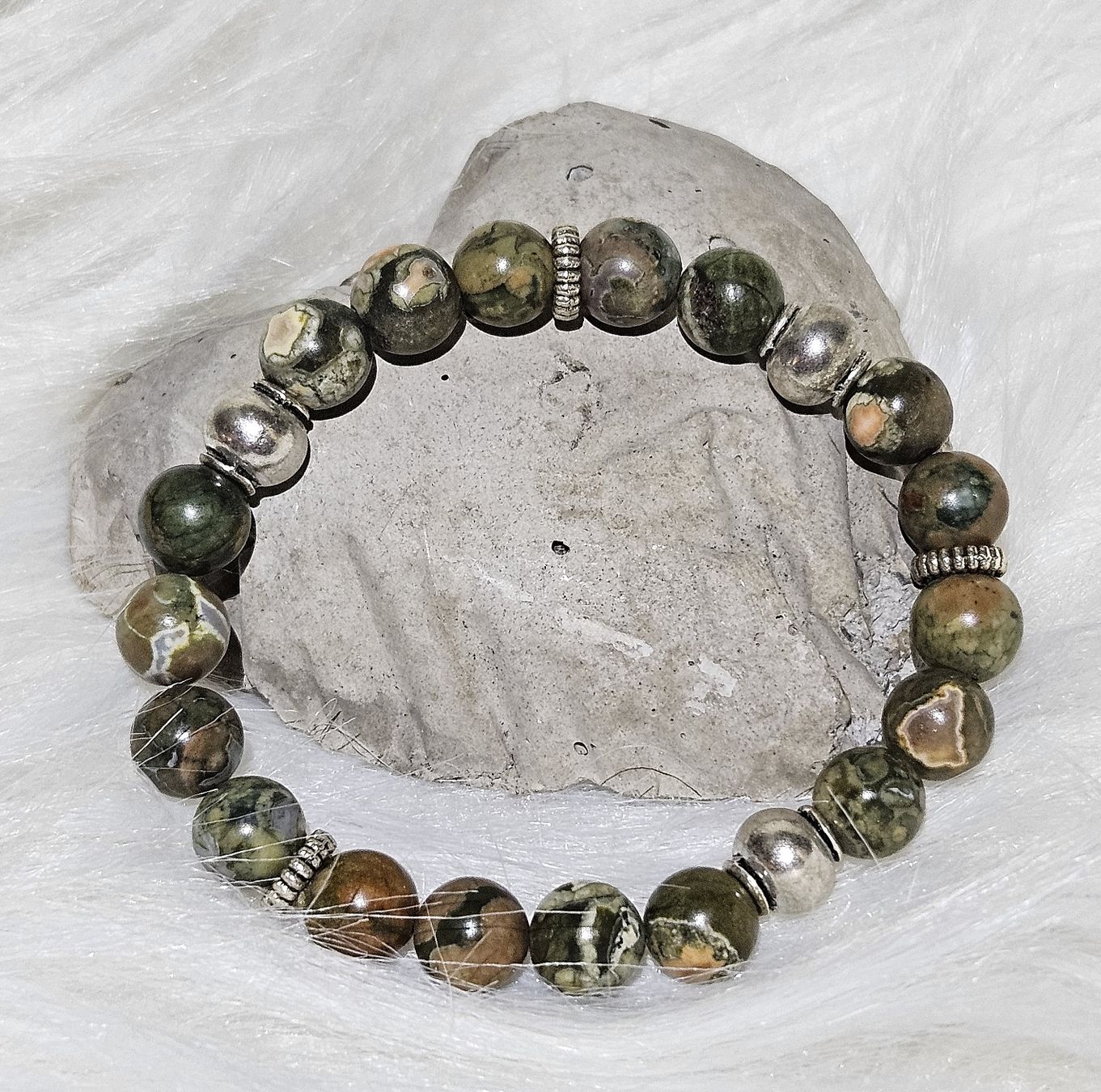 Bracciali & Braccialetti: Stein-Spacer Armk. - Spendenaktion – Nuovo (secondo la descrizione) da Unterkulm venduto da Nachtigall 5