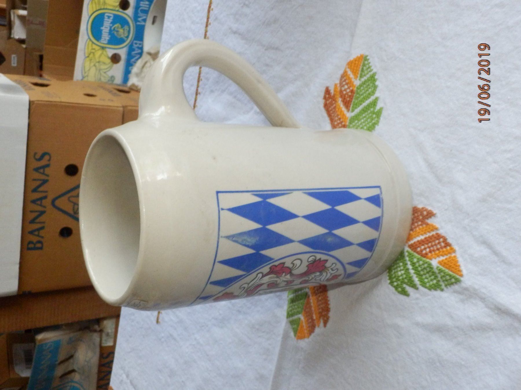 Gläser: Bierkrug, Humpen, 1Liter, München – Gebraucht aus Ueberstorf von dinbau 1