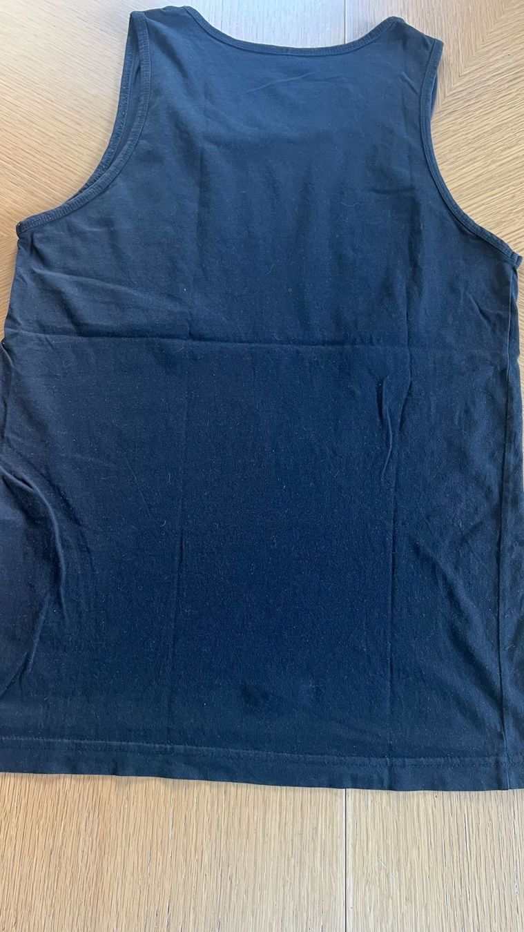 Top: Schwarzes Tanktop  mit "LA Santa Monica" M – Usato da Schübelbach venduto da Dolly990_2 3