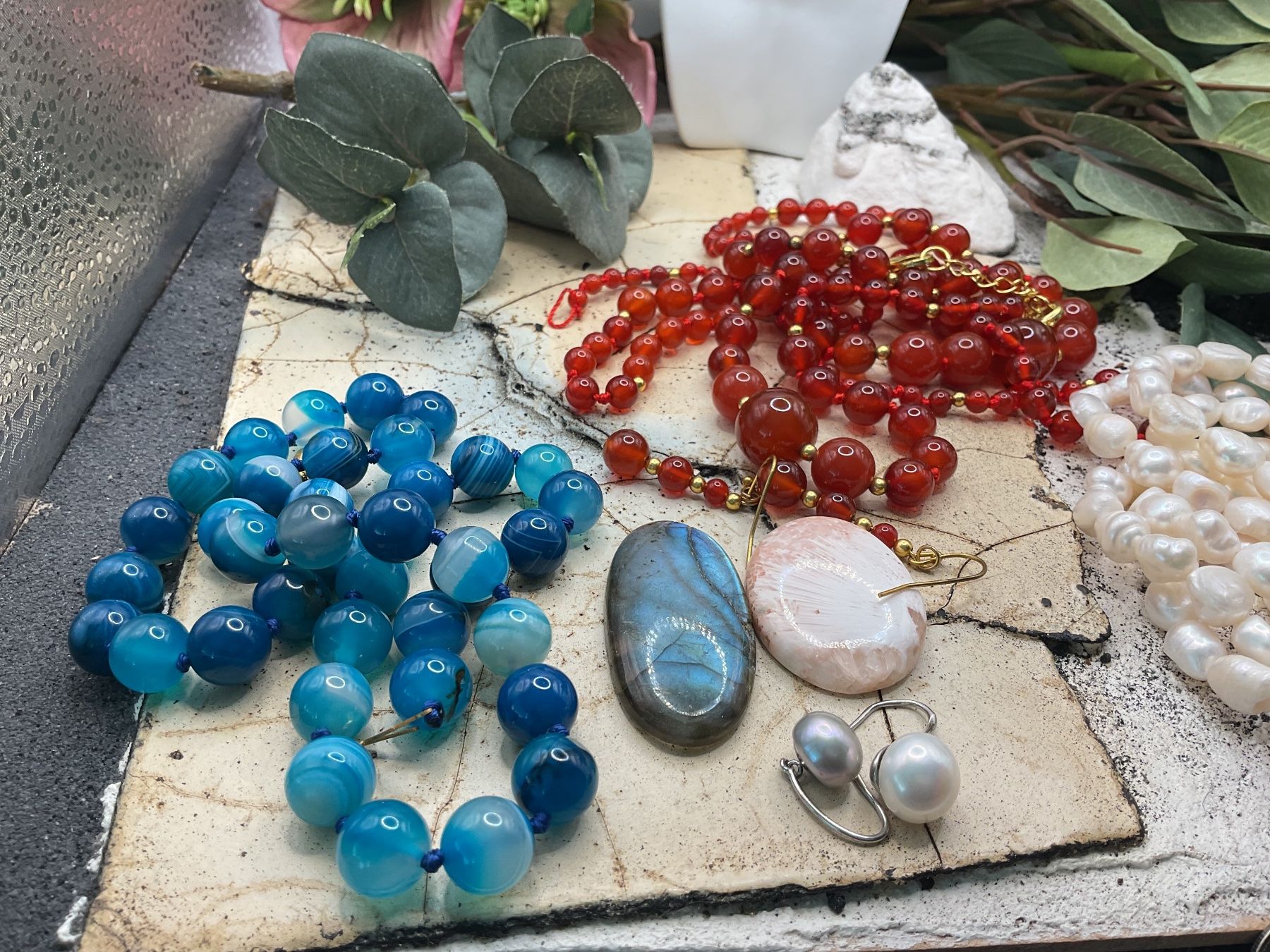 Sonstiger Schmuck: Konvolut Schmucksteine – Gebraucht aus luzern von Alpendorf1 5