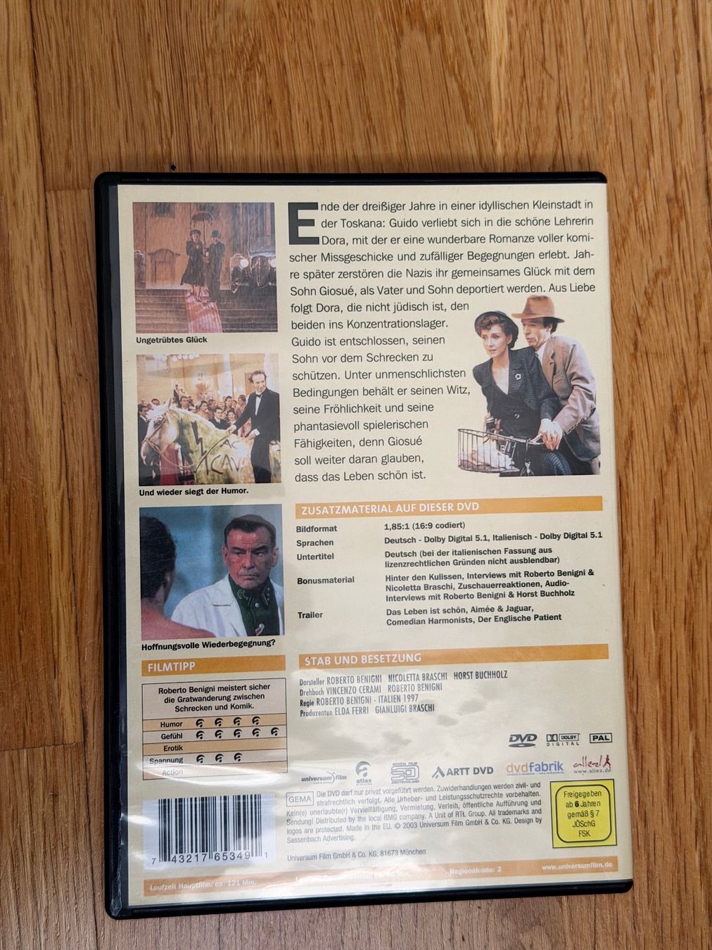 Tutti i DVDs: Das Leben ist schön DVD – Usato da Adliswil venduto da Ch_Mei 1