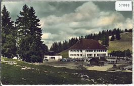 Vue des Alpes - Restaurant - coloriert