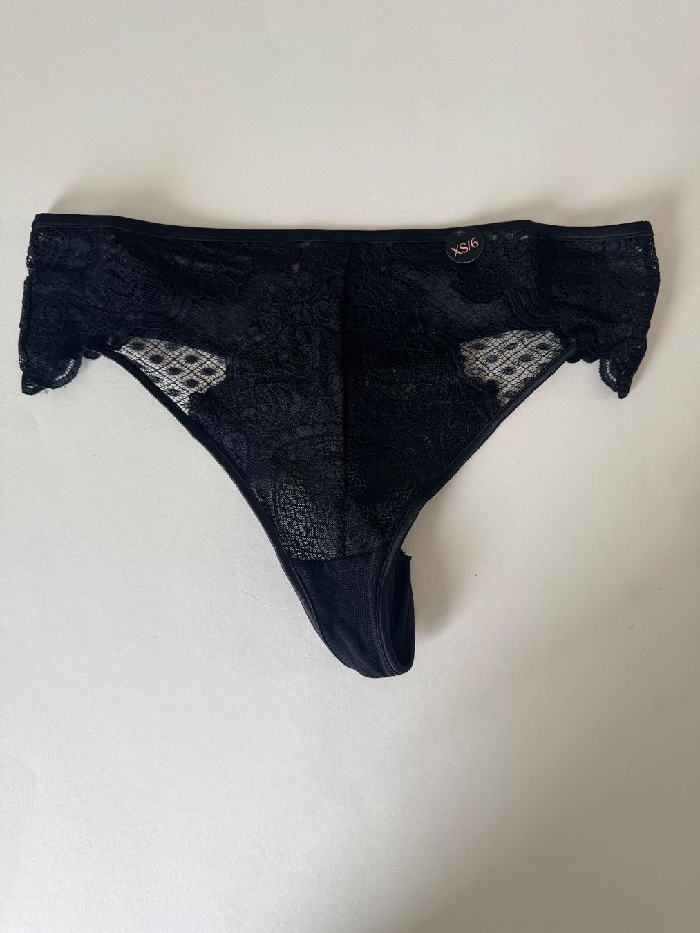Hunkemöller Altra biancheria intima: HUNKEMÖLLER, String LOTTA, Grösse XS, Farbe Schwarz – Nuovo e nell'imballaggio originale da Rudolfstetten venduto da gst_g7xl