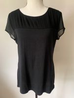 S. Oliver Shirt/Bluse Gr. 40 aus Baumwolle schwarz