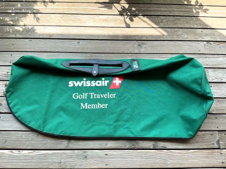 Vintage Swissair Credit Suisse Golf Traveler Member Bag