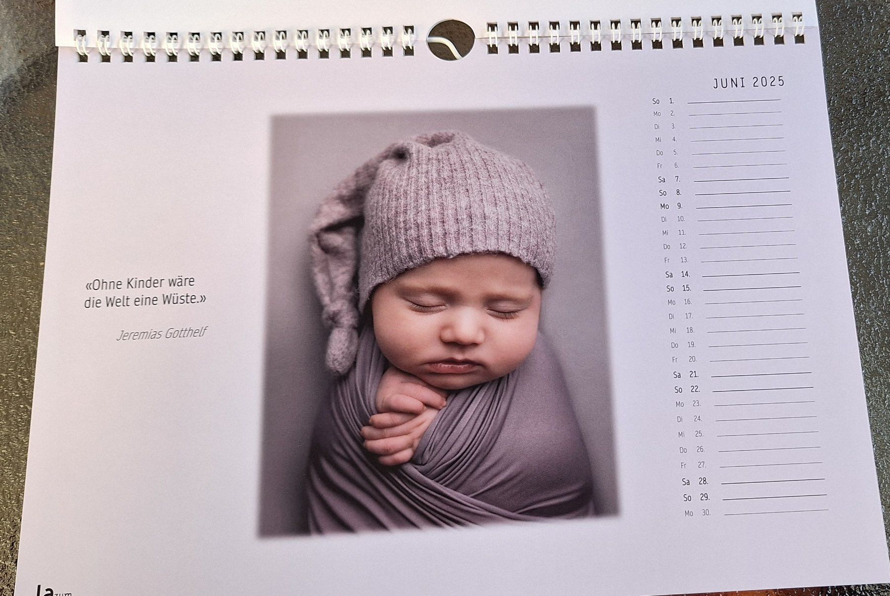 Kalender 2025 calendario calendrier Kinder enfants Zitate (Neu (gemäss ...