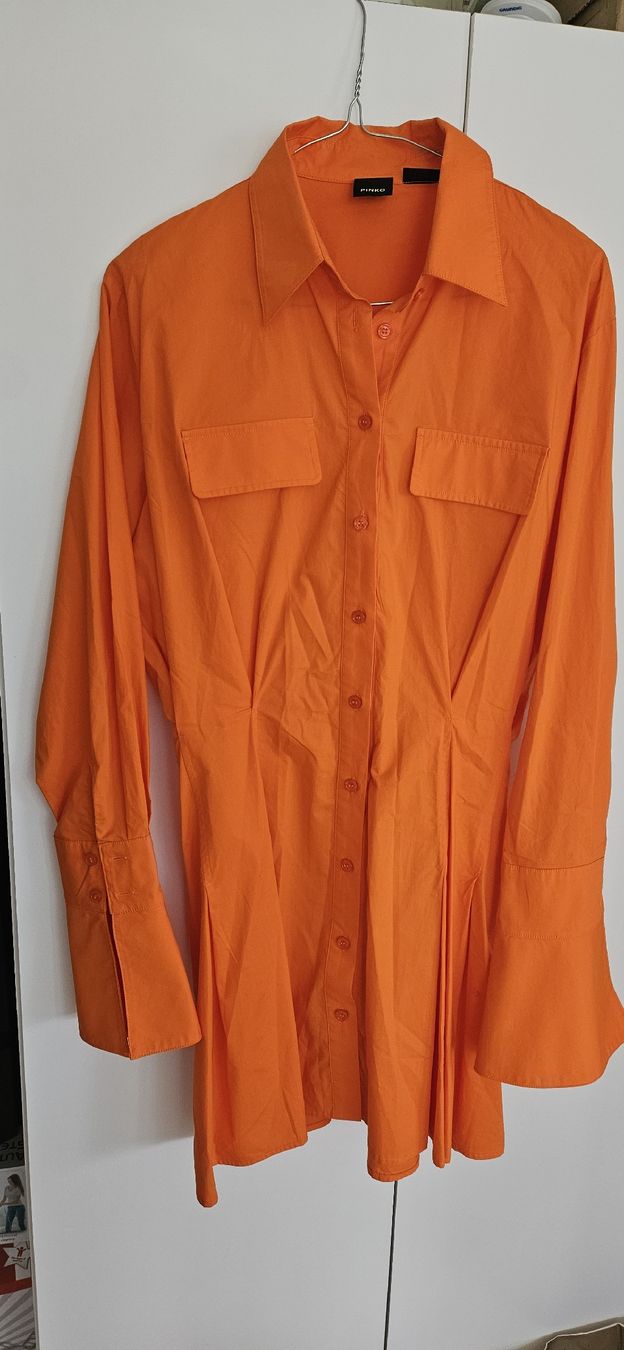Pinko Vestiti: PINKO Orange Baumwollkleid Gr. 38 – Usato da Hellbühl venduto da Veci02