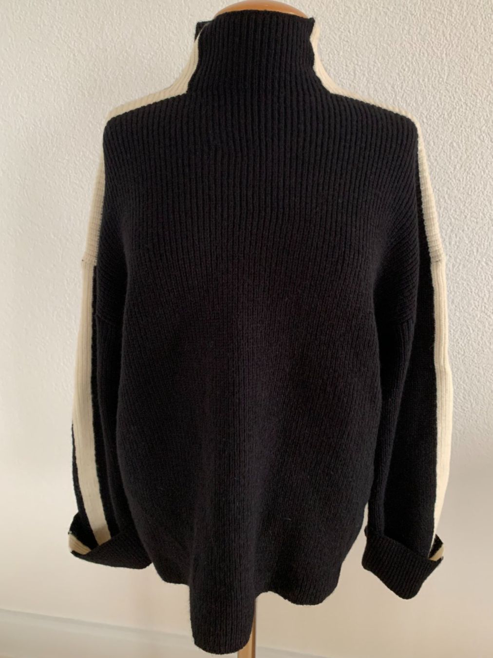 Maglioni & Felpe: Effeny Damen Strickpullover, Gr. TU, Schwarz/Beige, NEU – Nuovo e nell'imballaggio originale da Worb venduto da farben20zauber 1