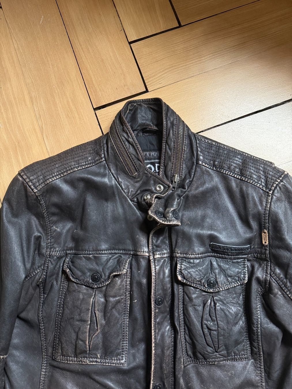 Vestes: M.O.D. - Lederjacke dunkelbraun L – D'occasion à Zürich par Diazaio 1