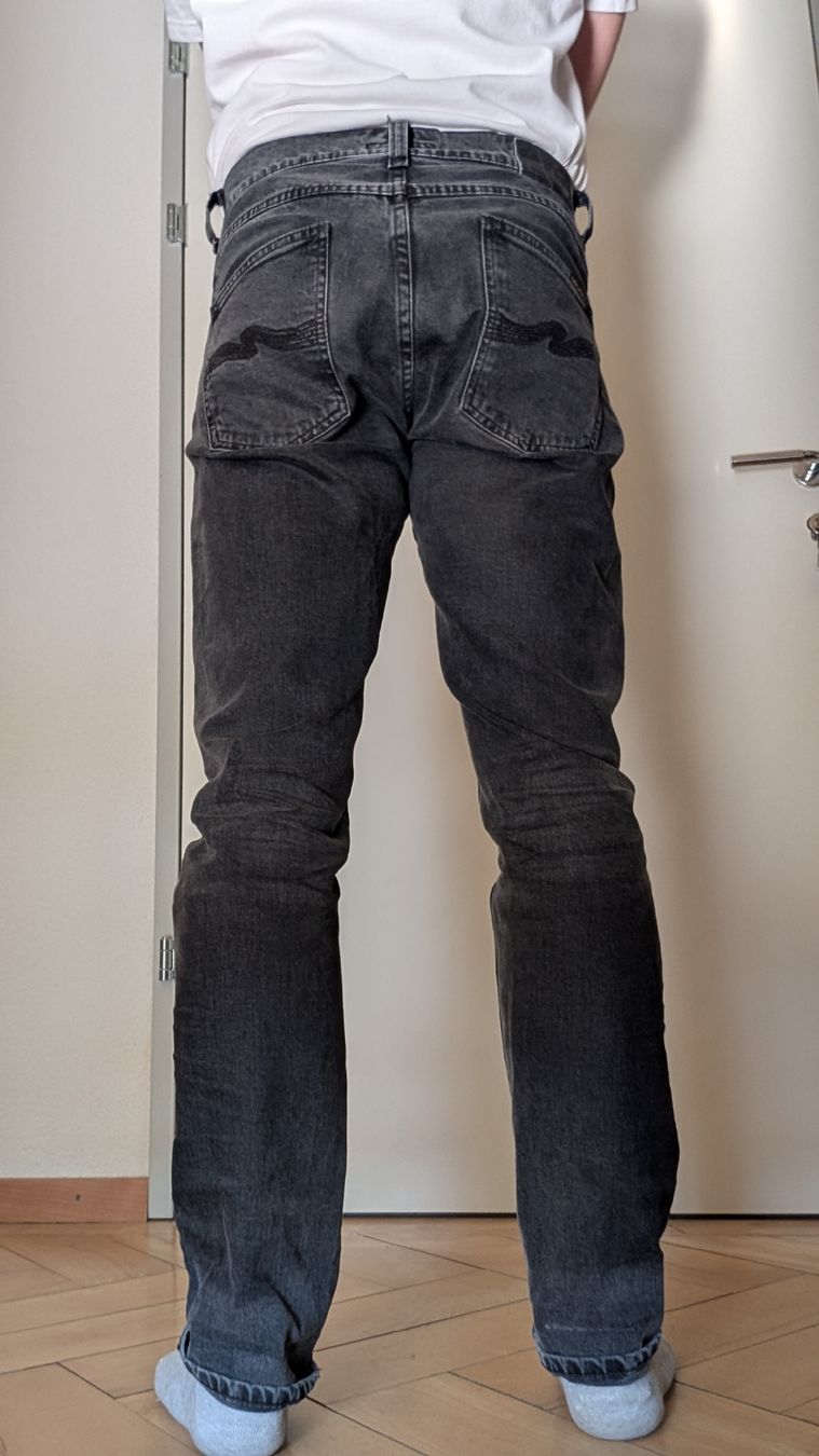 Nudie Jeans: Nudie Jeans Lean Dean in Grau Gr. 30/30 – Usato da Zürich venduto da Hedkandi 4