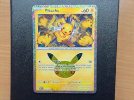 Pikachu (044/128) (22/30) - 30ᵉ Anniversaire - 30C FR